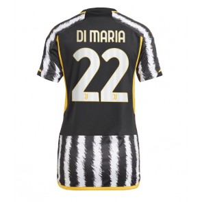 Juventus Angel Di Maria #22 kläder Kvinnor 2023-24 Hemmatröja Kortärmad